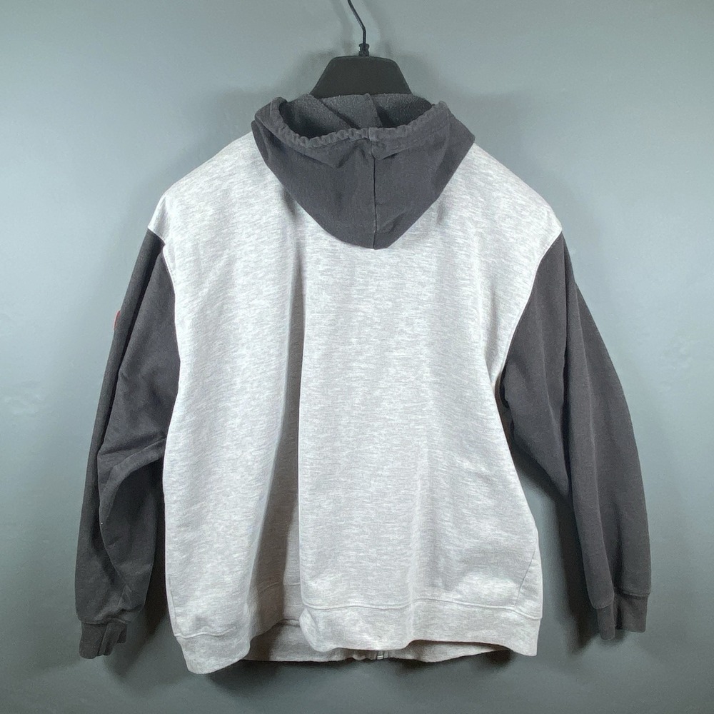 Vintage Y2K Disney Winnie the Pooh Gray Fleece Zip Hoodie XL Good Sport - Picture 7 of 7